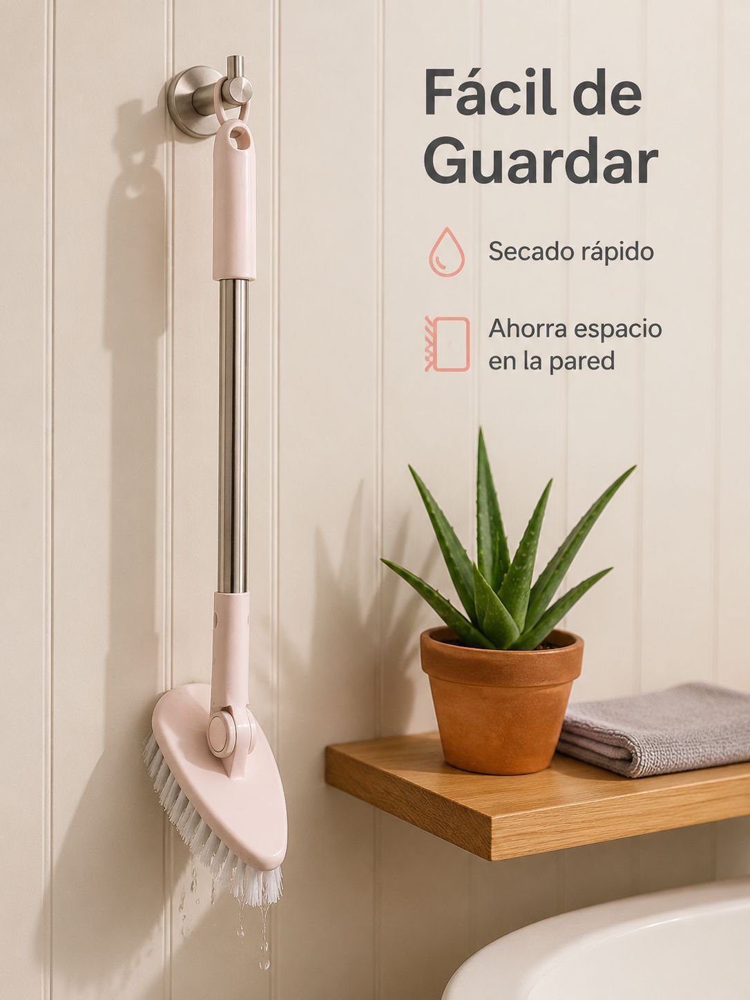 cepillo de piso de cerdas duras