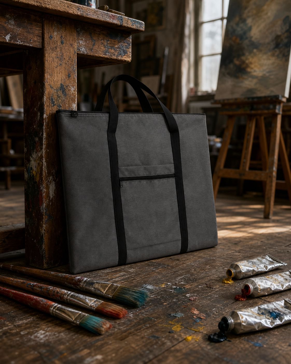 Art Exam Drawing Board Bag holding sketch boards