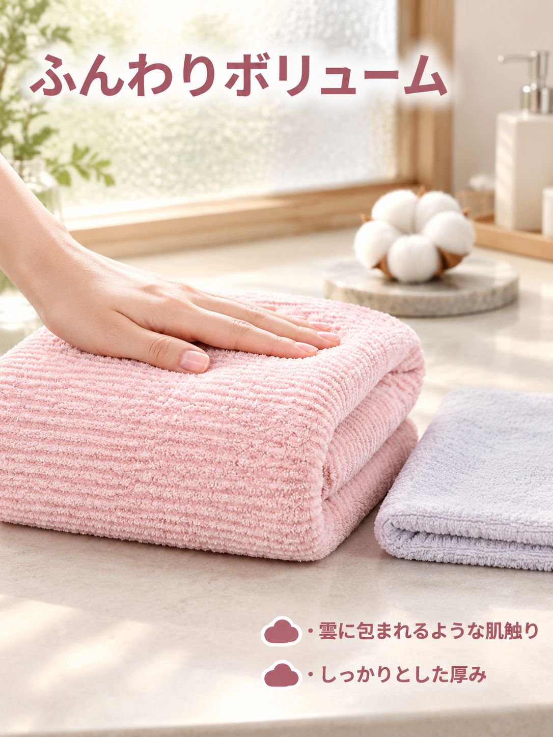 高品質のベルベット吸水性タオル