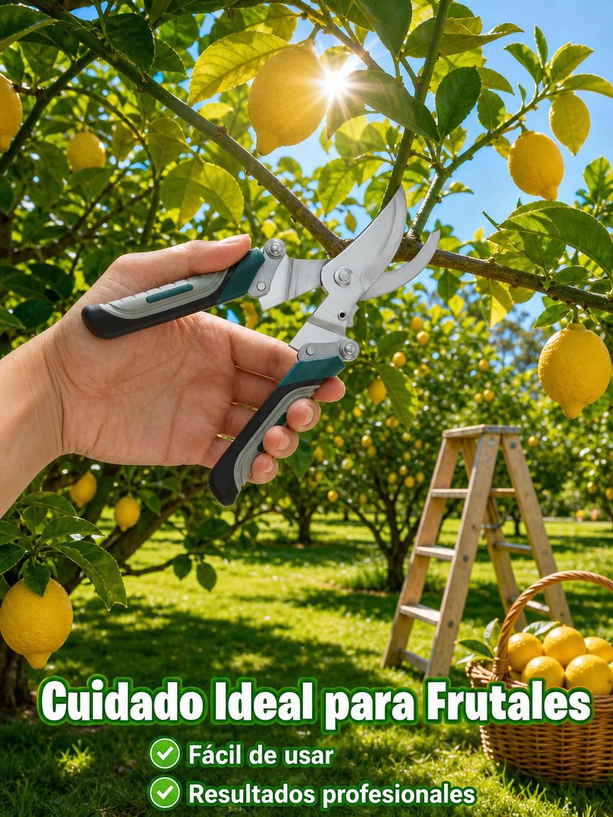 Tijeras de jardinería para árboles frutales y plantas