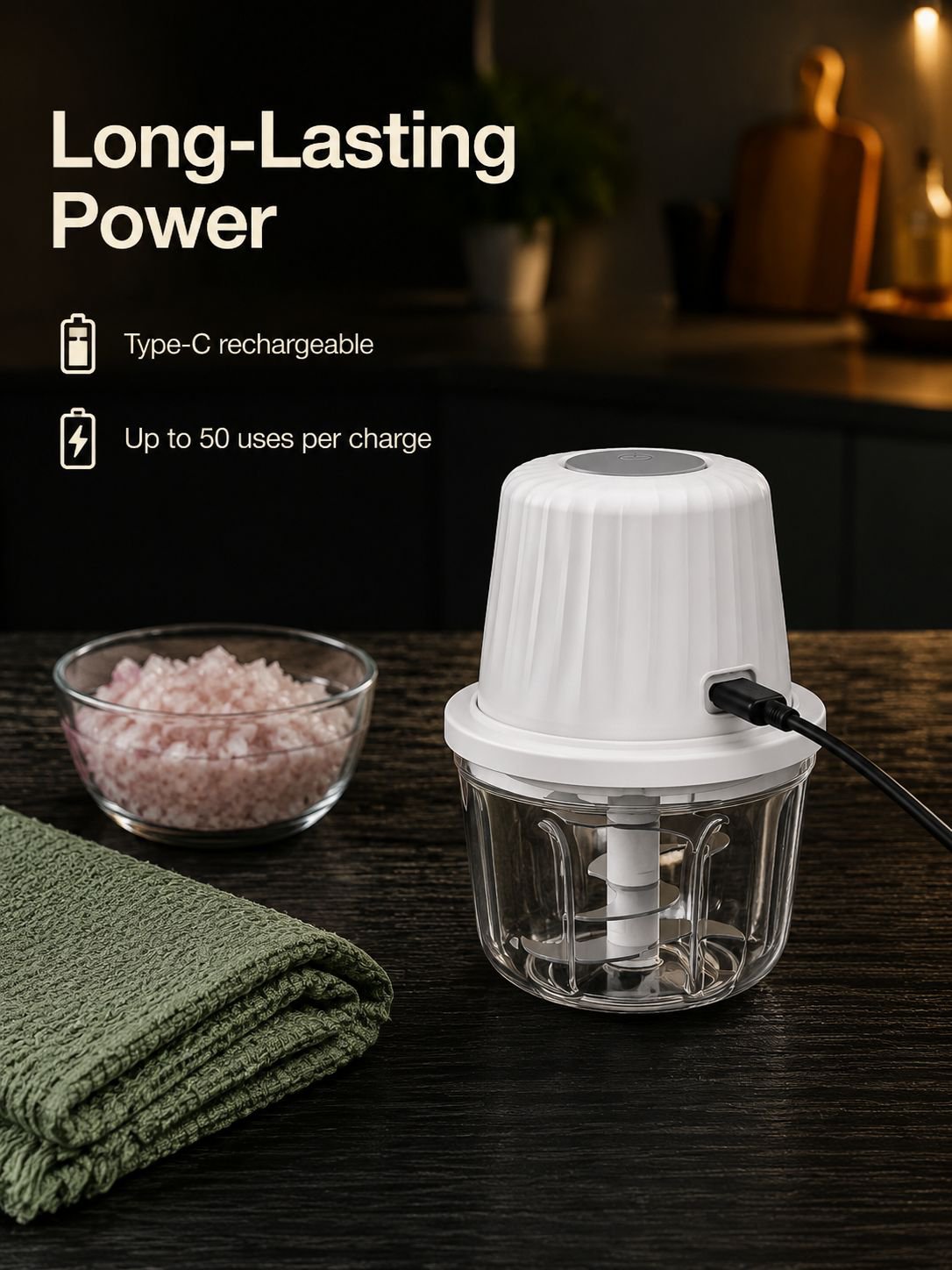 Cordless Mini Garlic Chopper