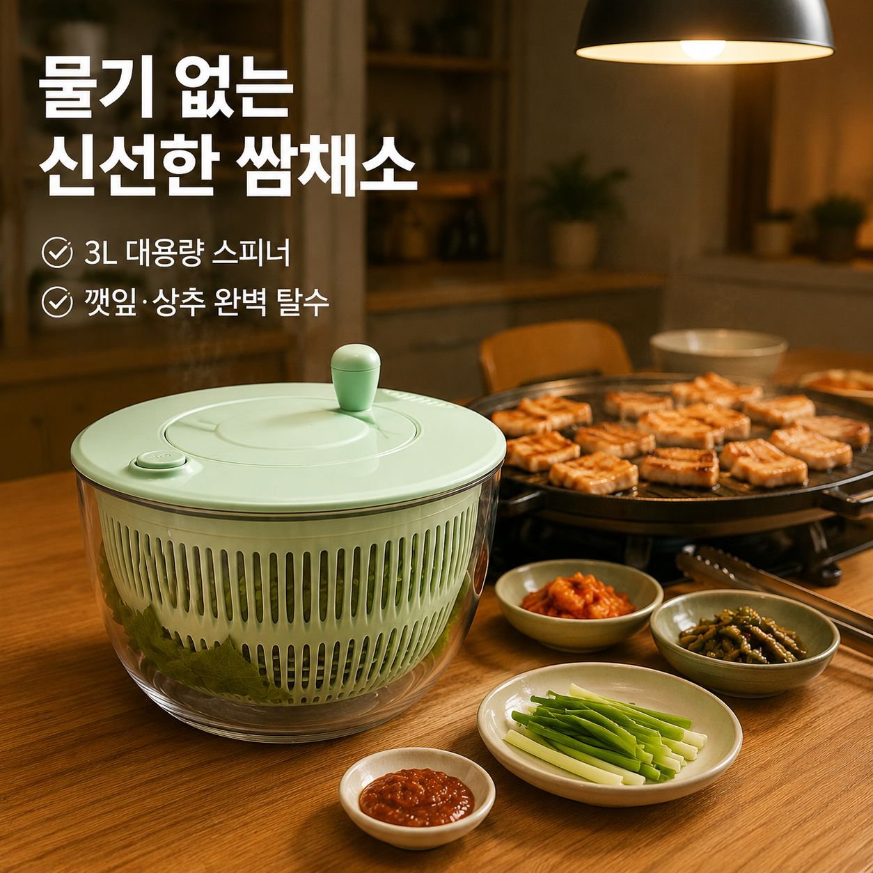 주방 가정용 채소 샐러드 탈수기