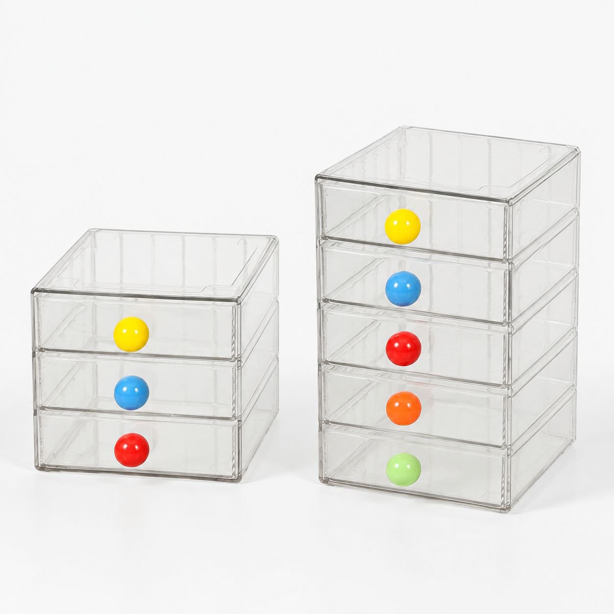 Organizador de escritorio de varios niveles con cajones