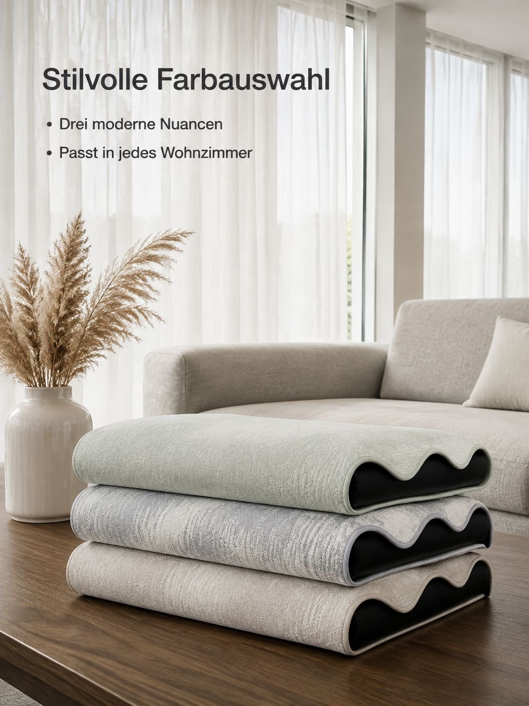 Vielseitig einsetzbare Sitzauflage für Sofa und Sessel
