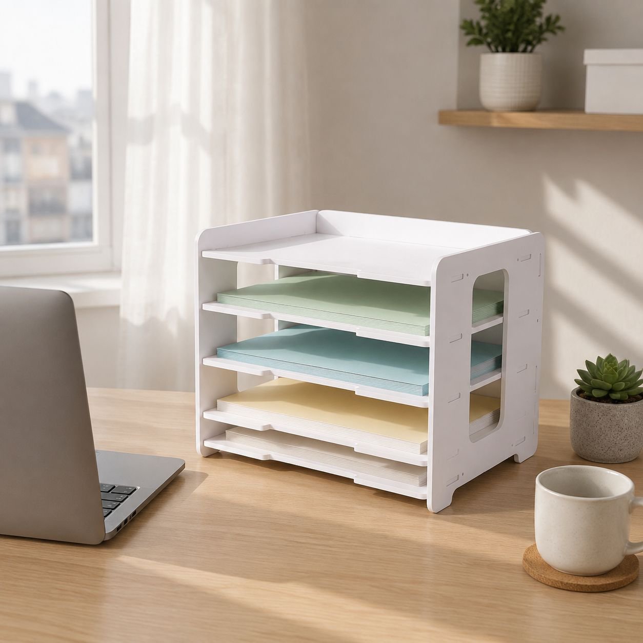 Étagère de rangement pour dossiers
