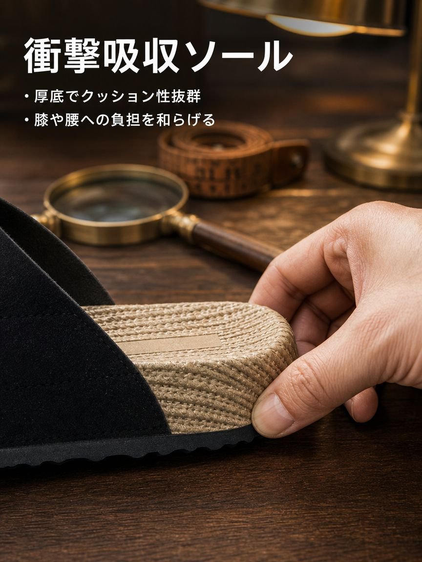医療グレード土踏まずサポート本革衝撃吸収サンダル