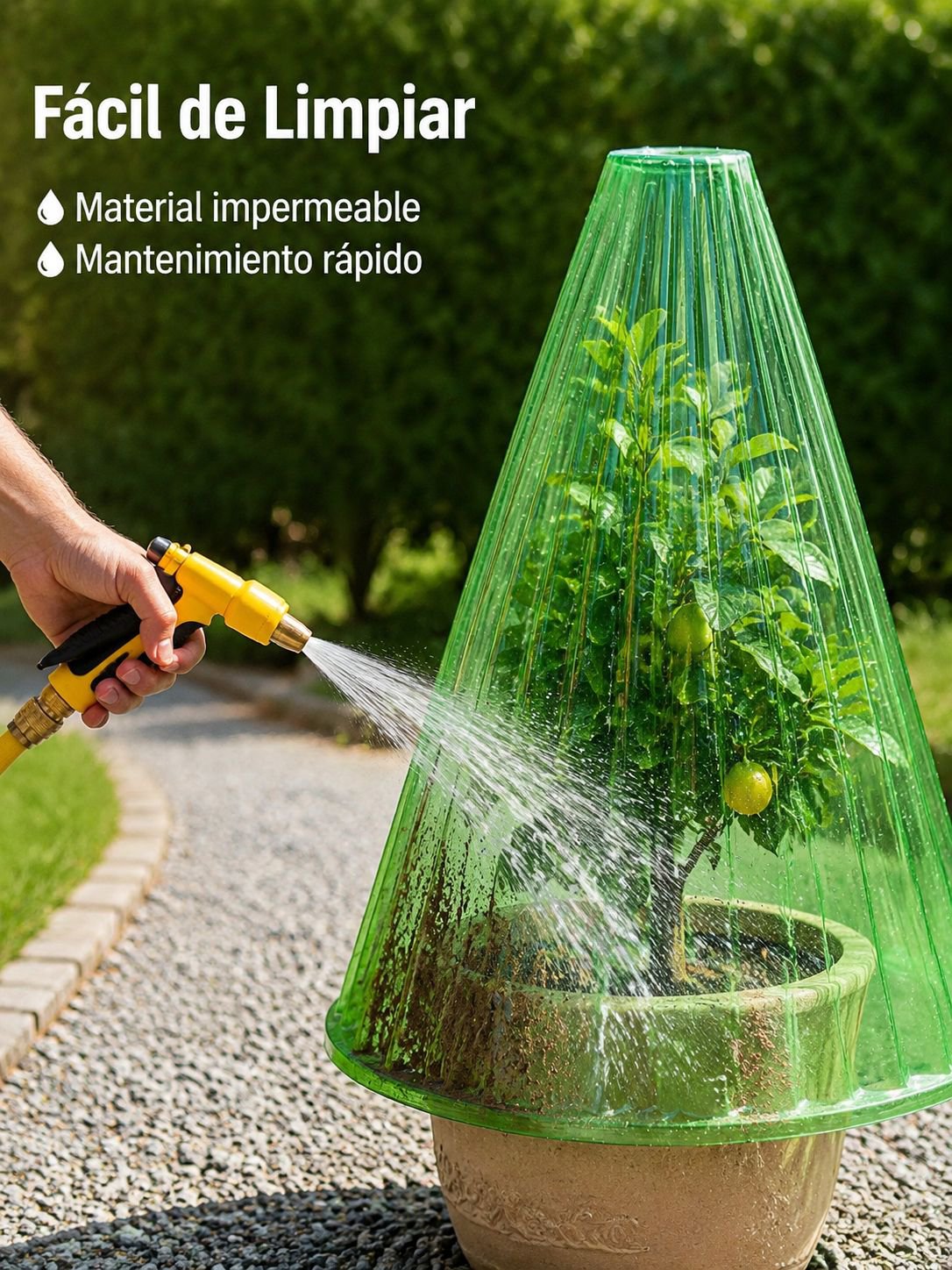 Protector de crecimiento para plantas, funda para guardarropa de jardín, reutilizable y desmontable
