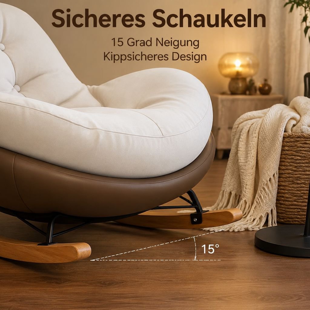 Gepolstertes Schaukelsofa
