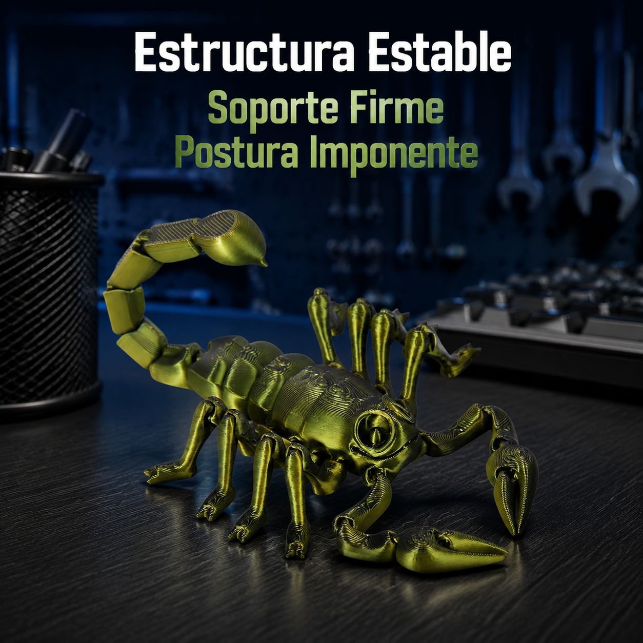 Escorpión impreso en 3D