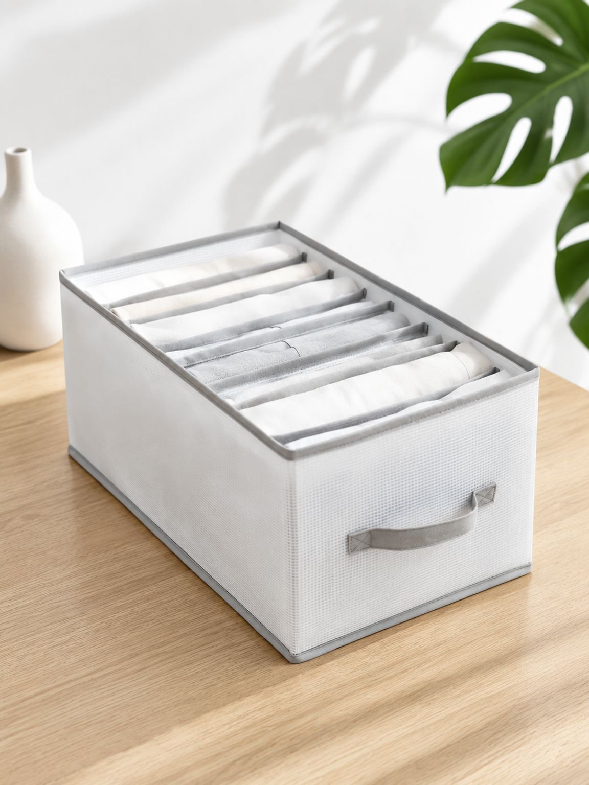 Transparent PP board washable wardrobe drawer organizer
