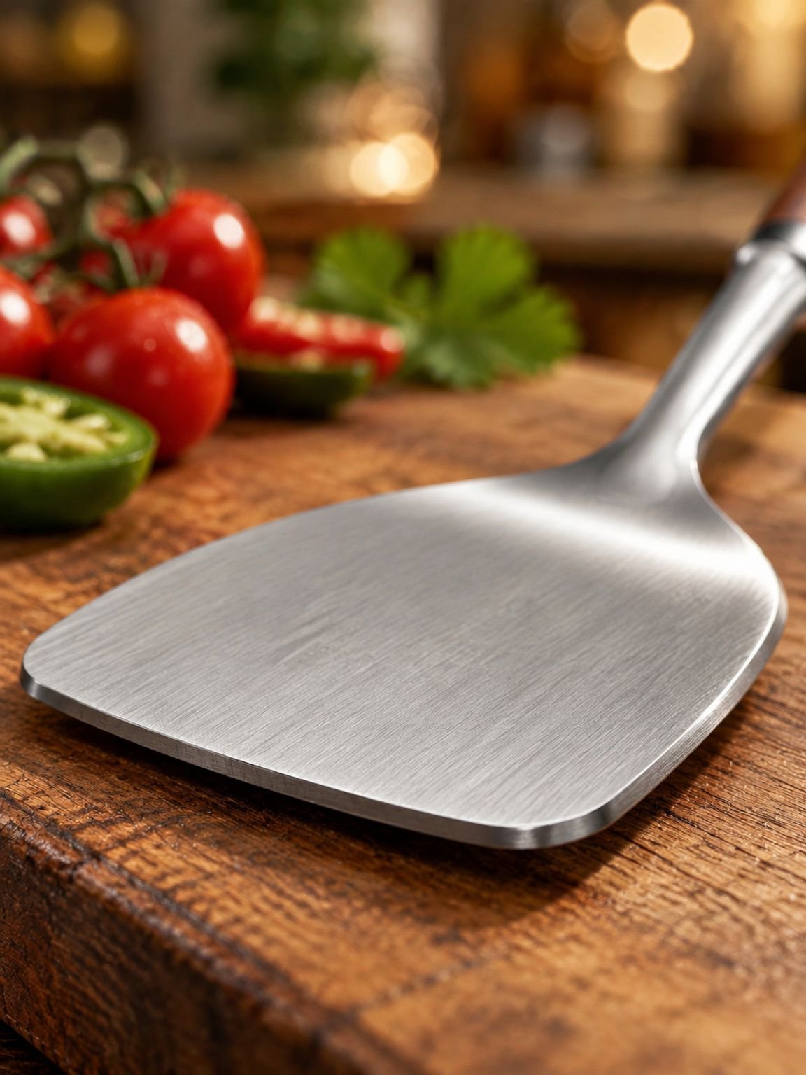 Espátula de acero inoxidable para cocina