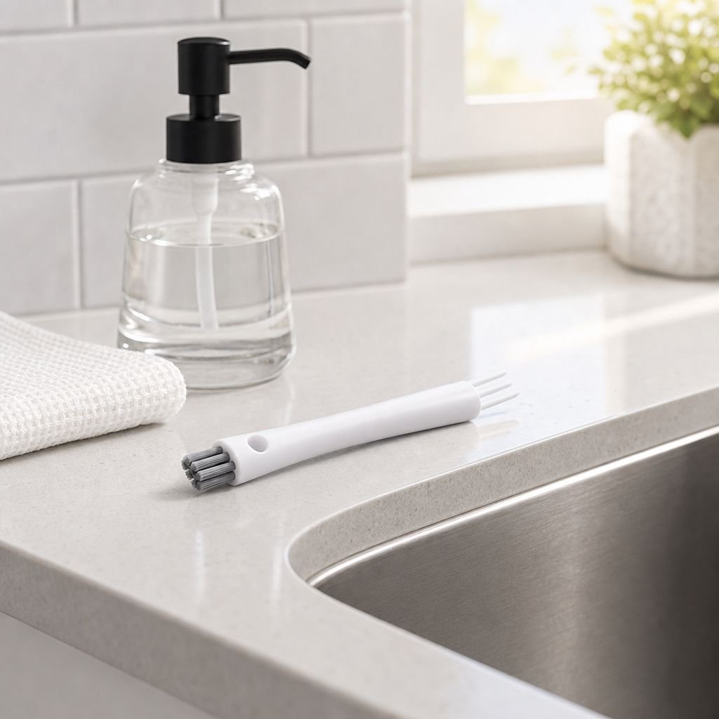 Double-Ended Groove Brush Household Floor Cleaner
