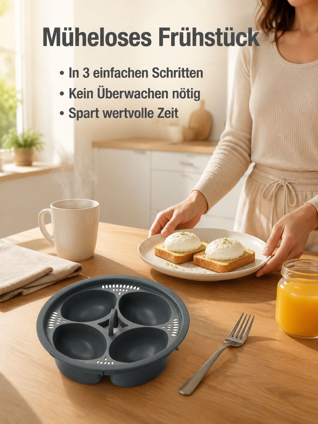 Automatischer Eierkocher für den Haushalt