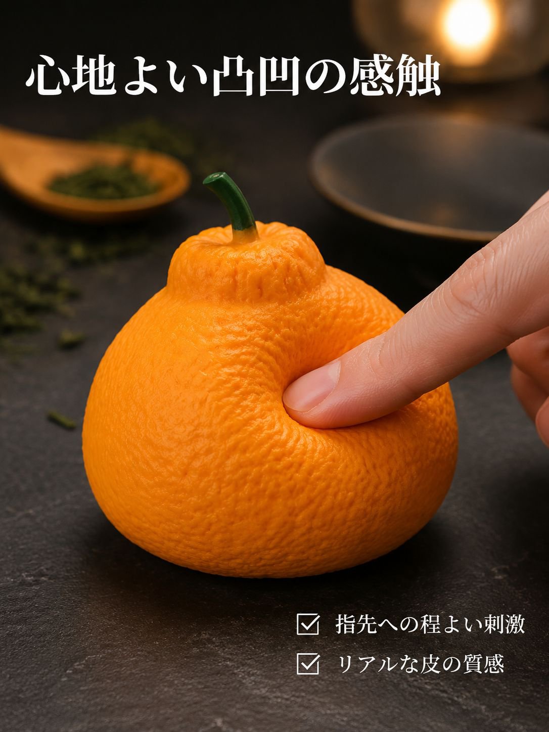 醜いオレンジ色のスクイーズ