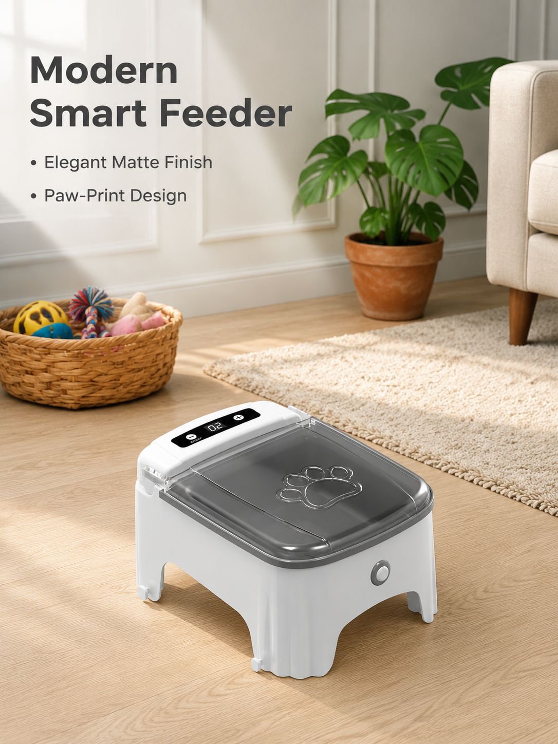 Smart pet sensor feeder
