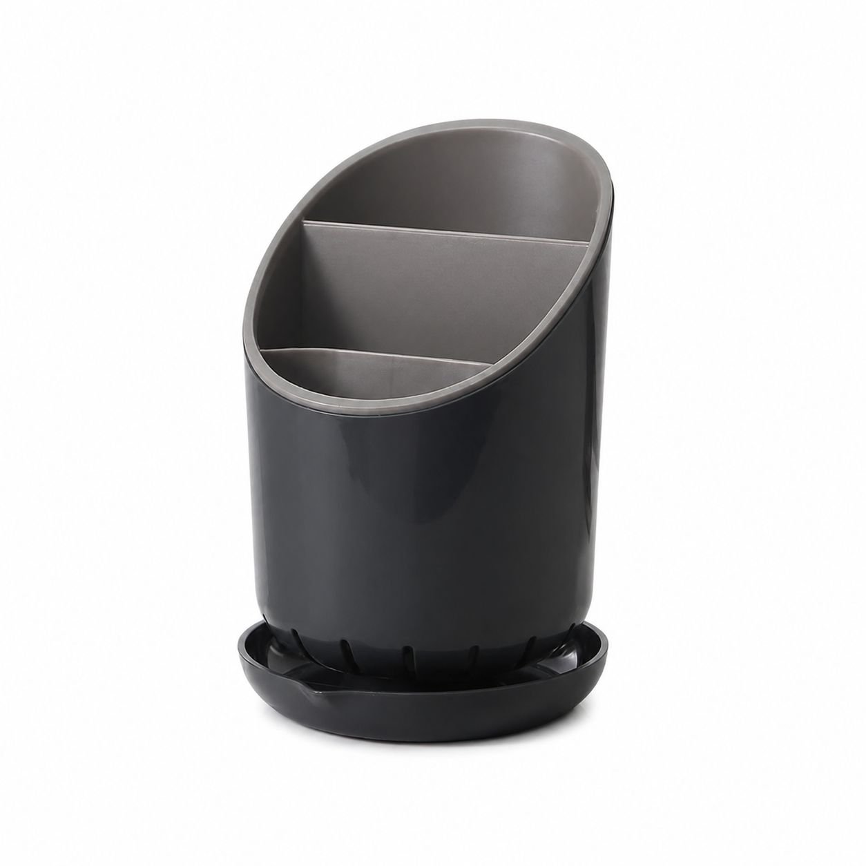 Removable Tiered Utensil Organizer with Water Drainage