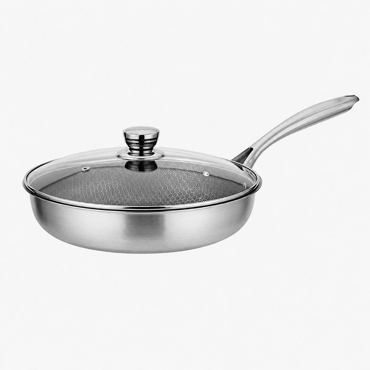 Sartén multifuncional de acero inoxidable de alta calidad y saludable