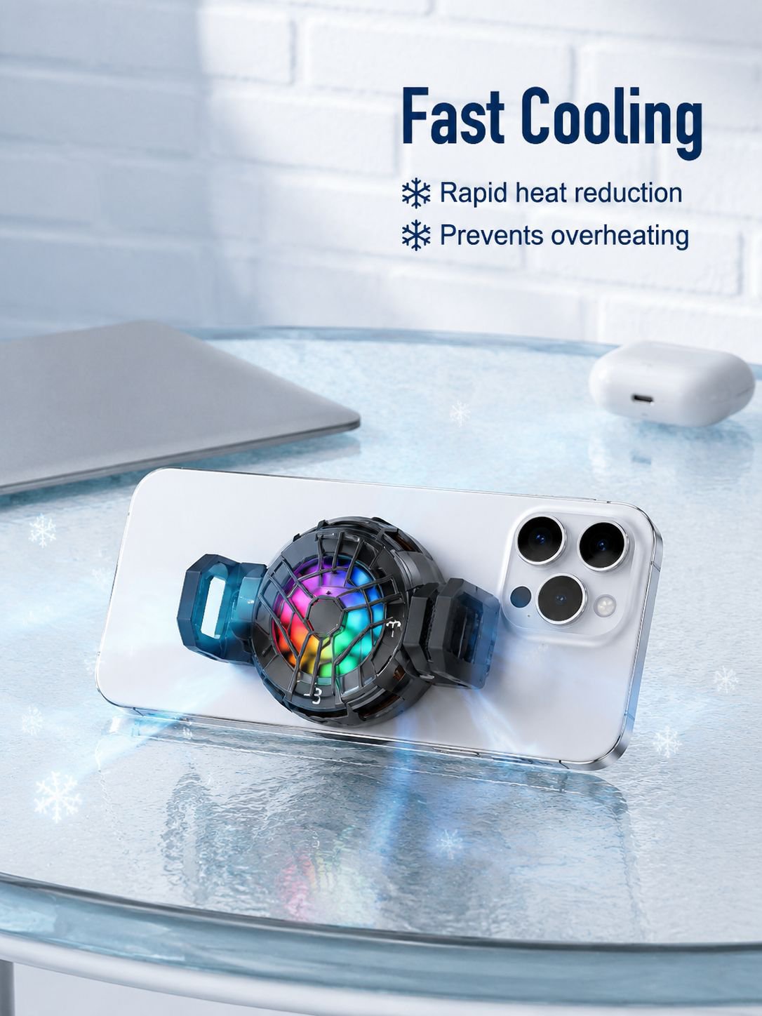 Magnetic Clip-on Phone Cooler