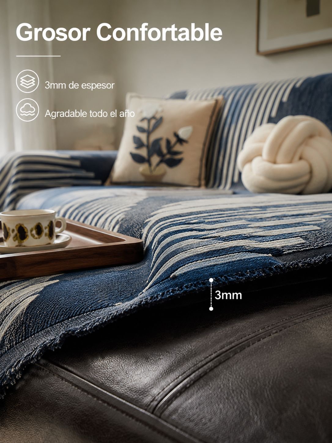 Cubre sofá moderno para salón y sala de estar