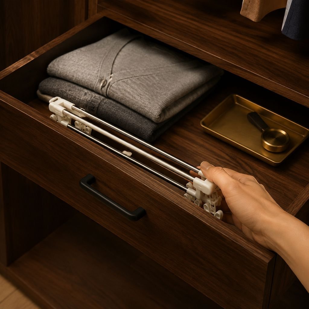 JMY-Multifunctional Stainless Steel Extendable Drying Rack