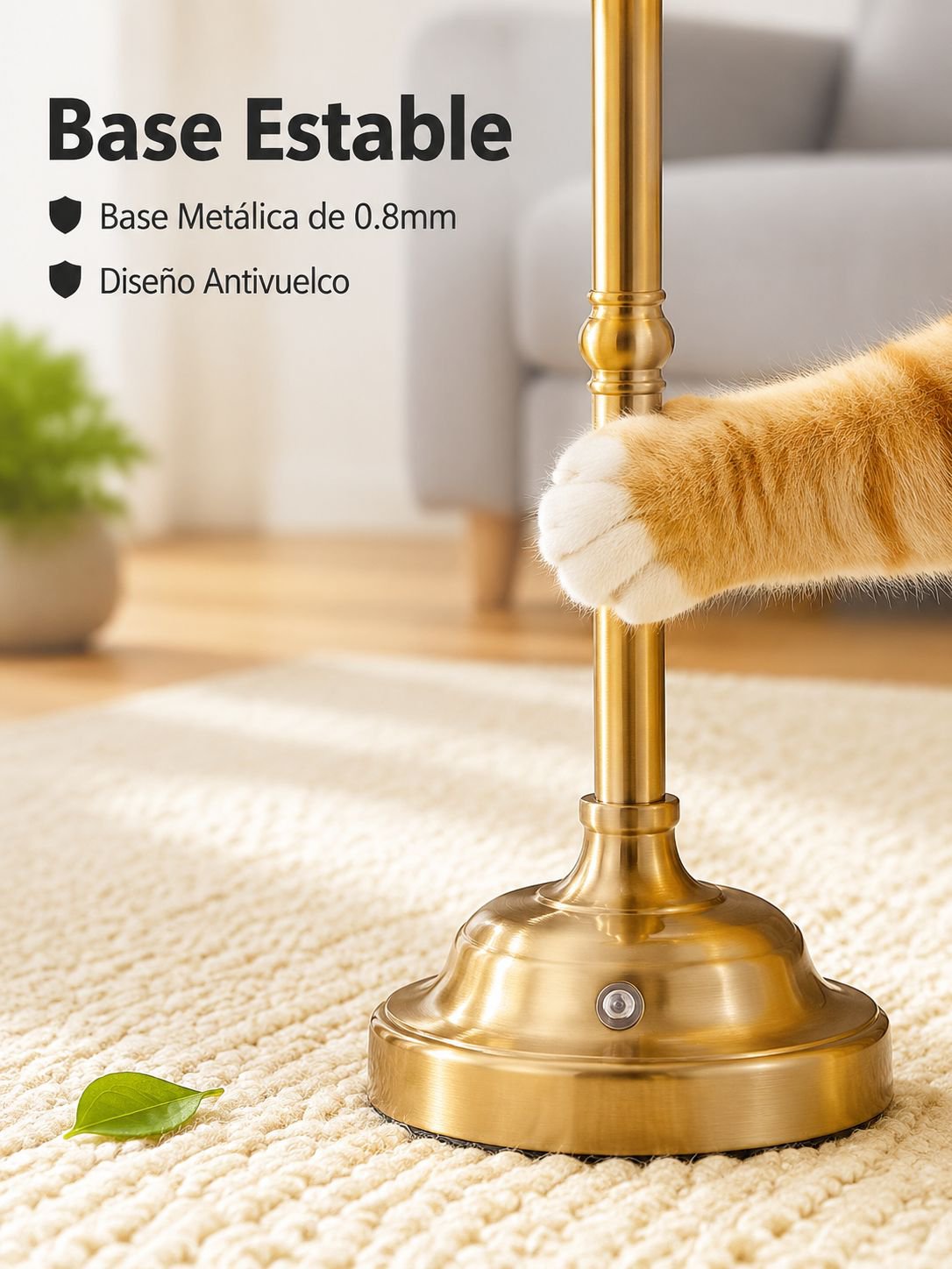 Lámpara de mesa de estilo minimalista para sala de estar