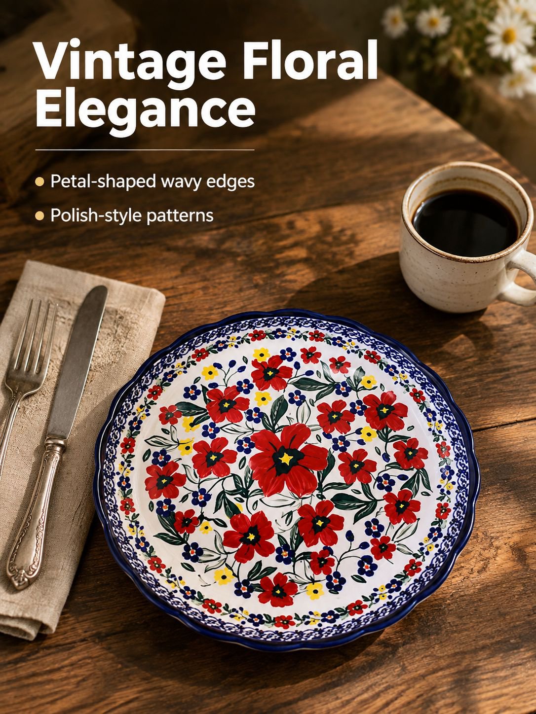 Artistic Ceramic Dinner Plate