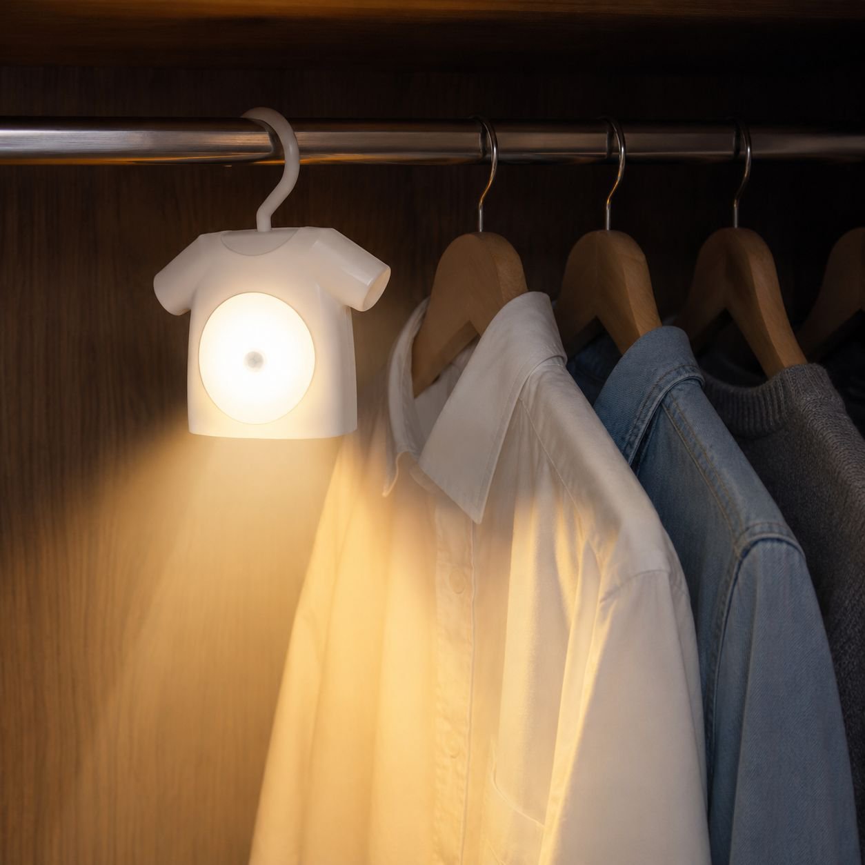 Wireless motion sensing night light for kids room