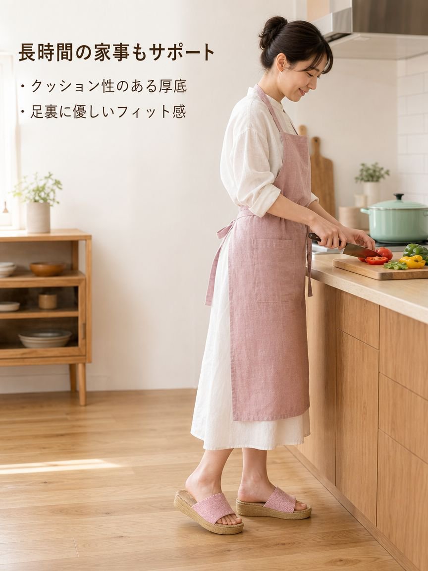 屋内外兼用の耐摩耗性サンダル