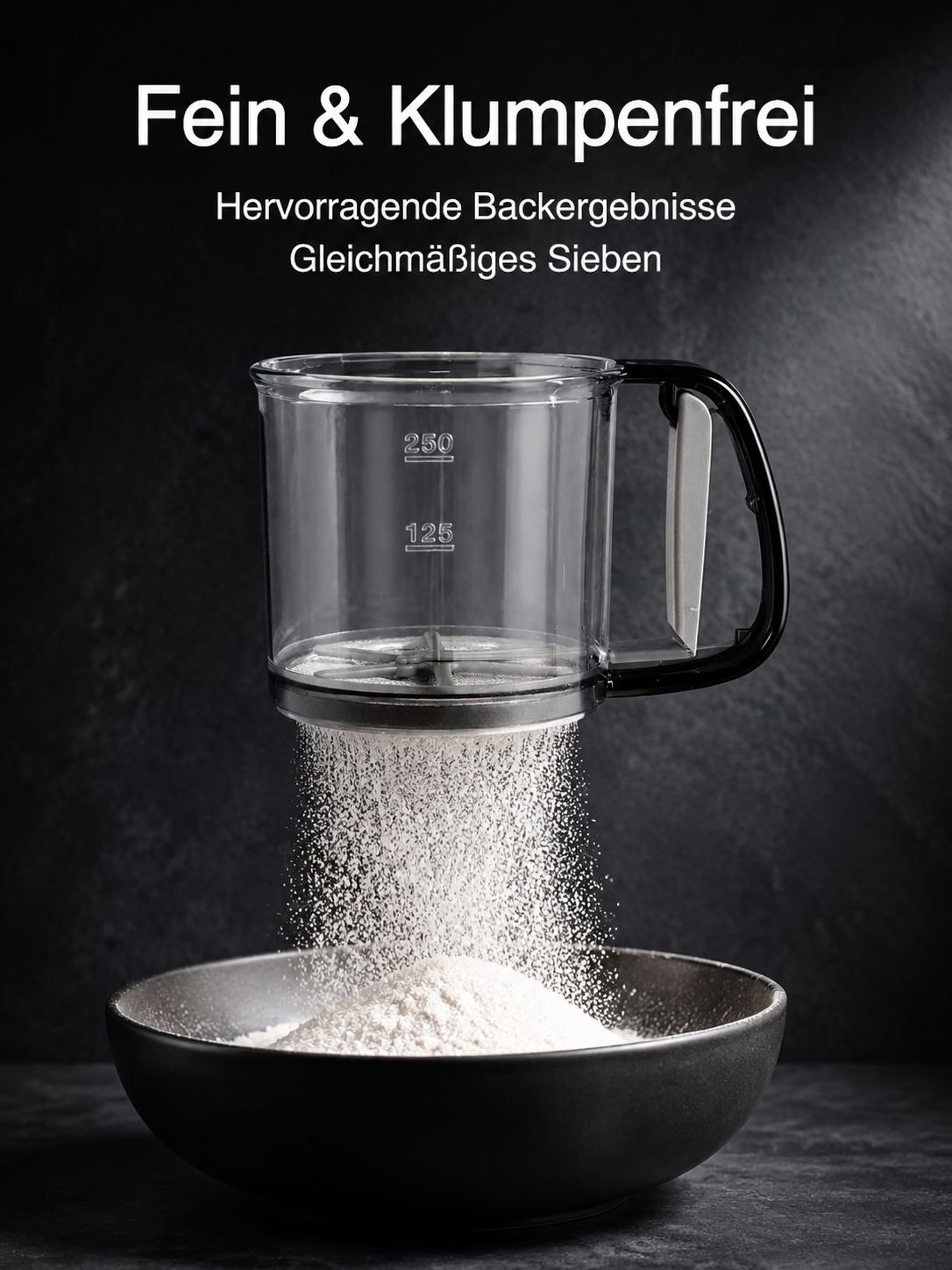 Halbautomatisches Hand-Teigsieb