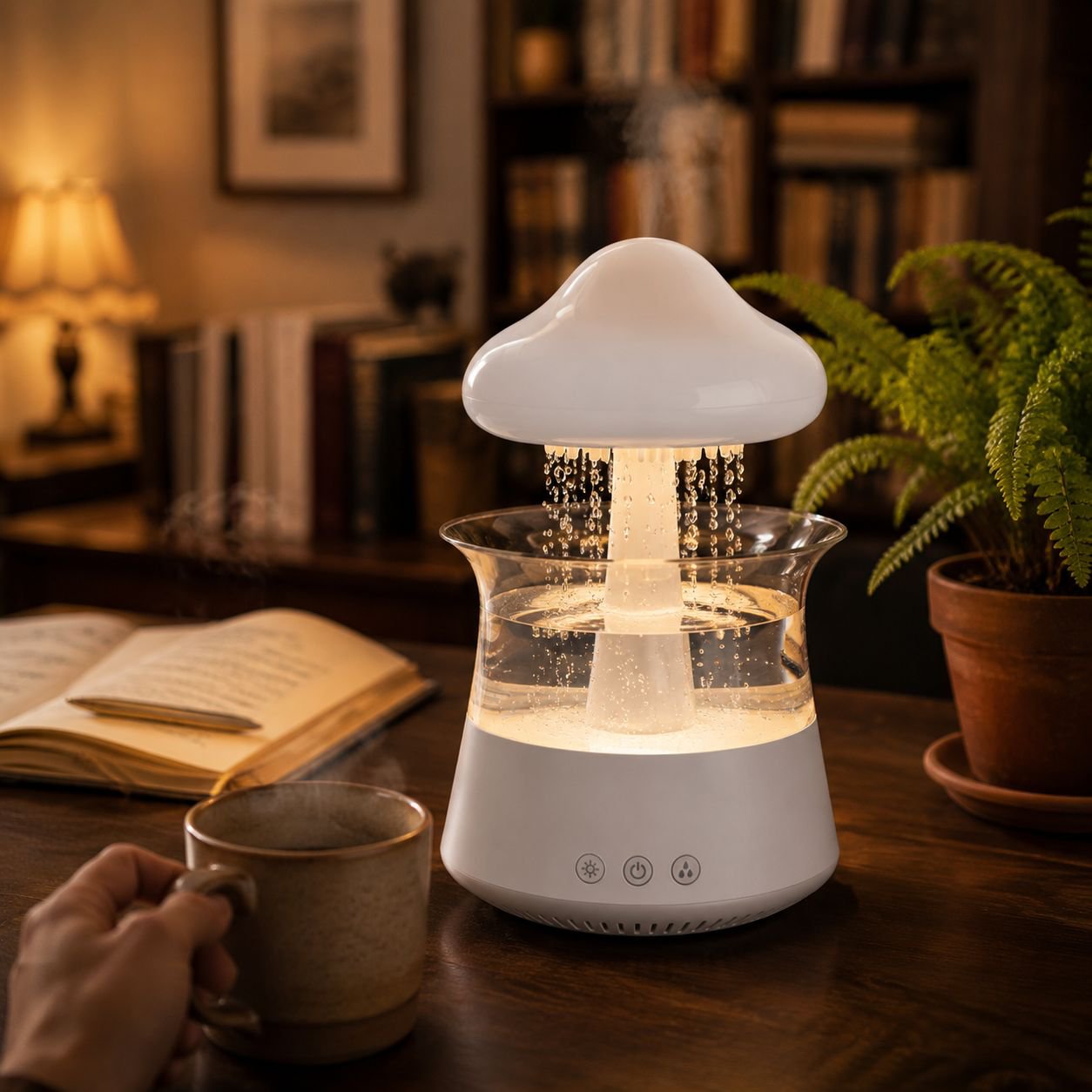 Humidificateur d'air créatif Nuage de champignons