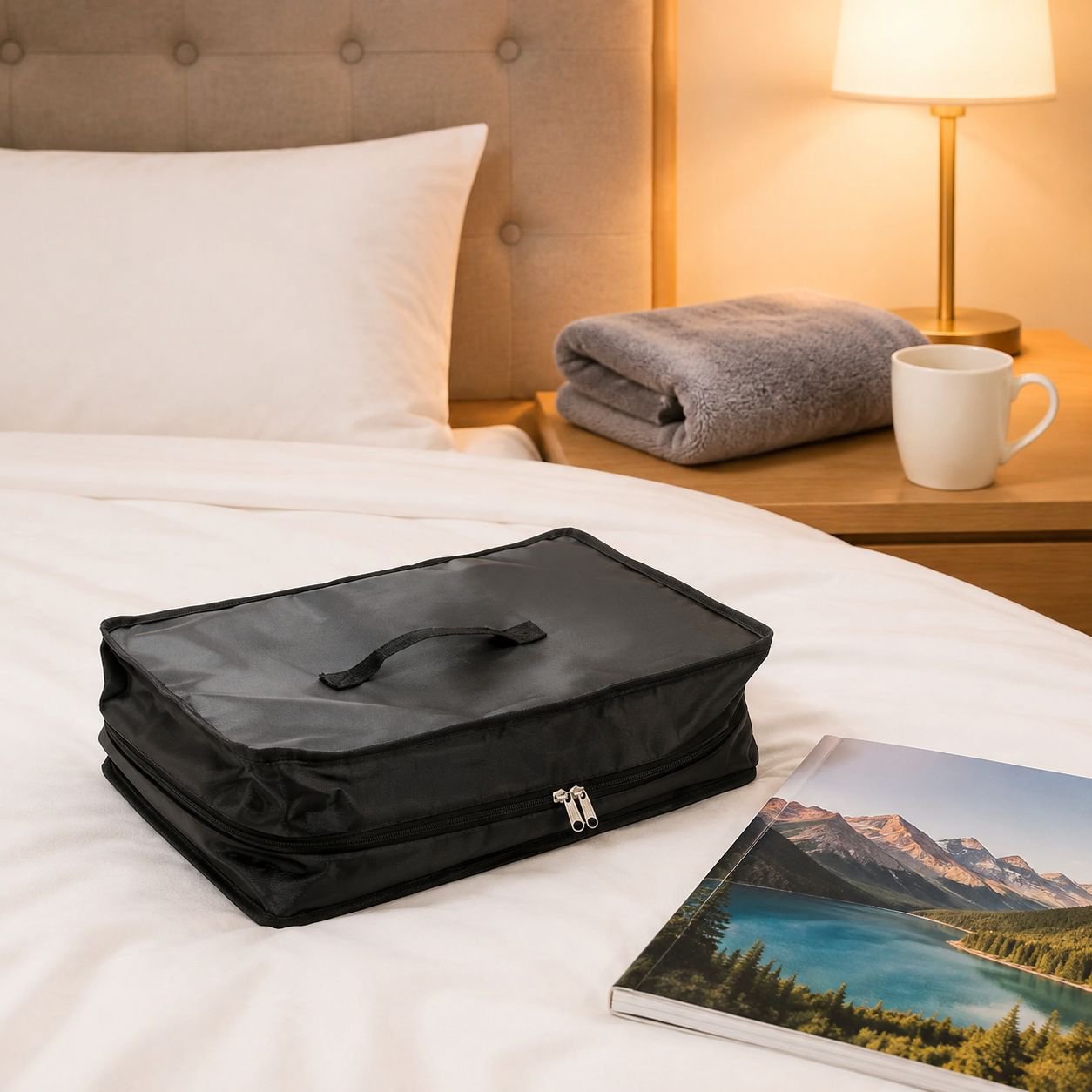 Durable handles of the upgraded storage bag for convenient carrying