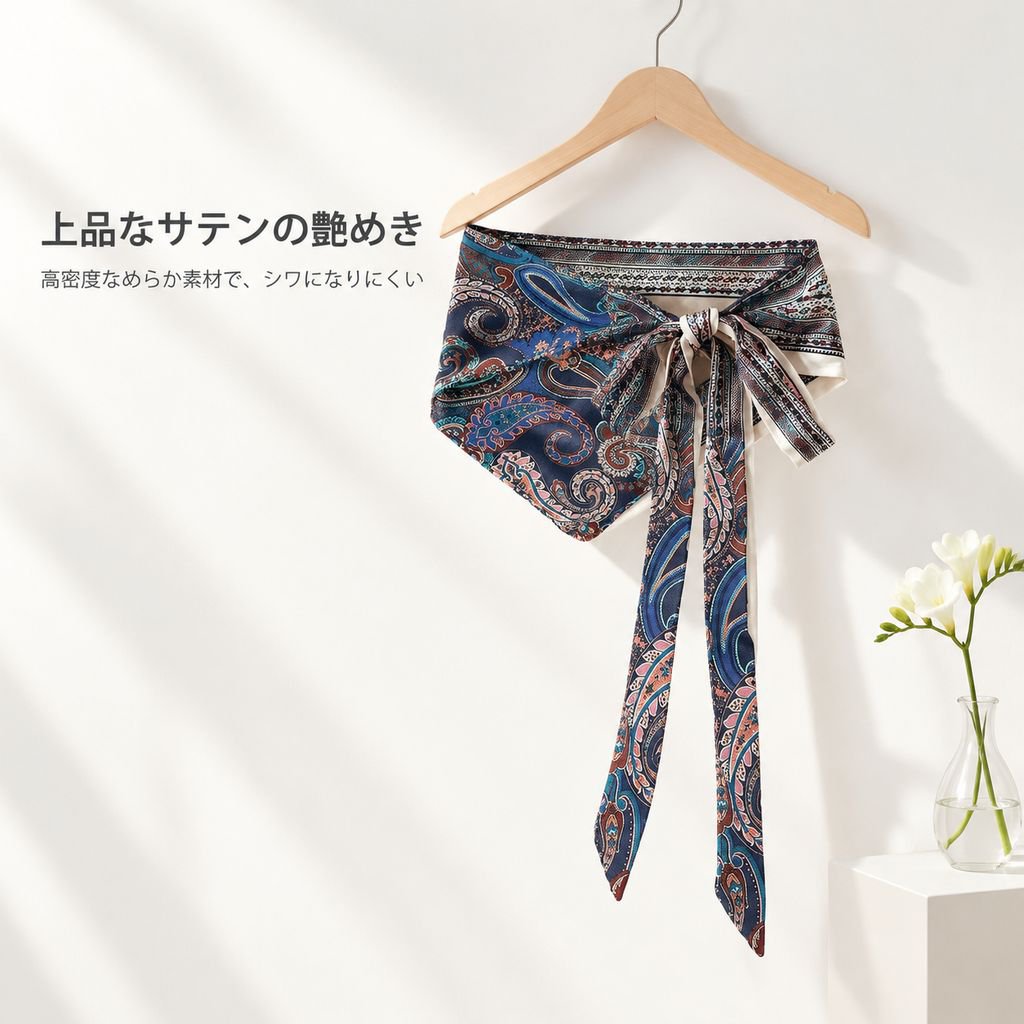 スカーフベルト女性用装飾パンツコーディネート