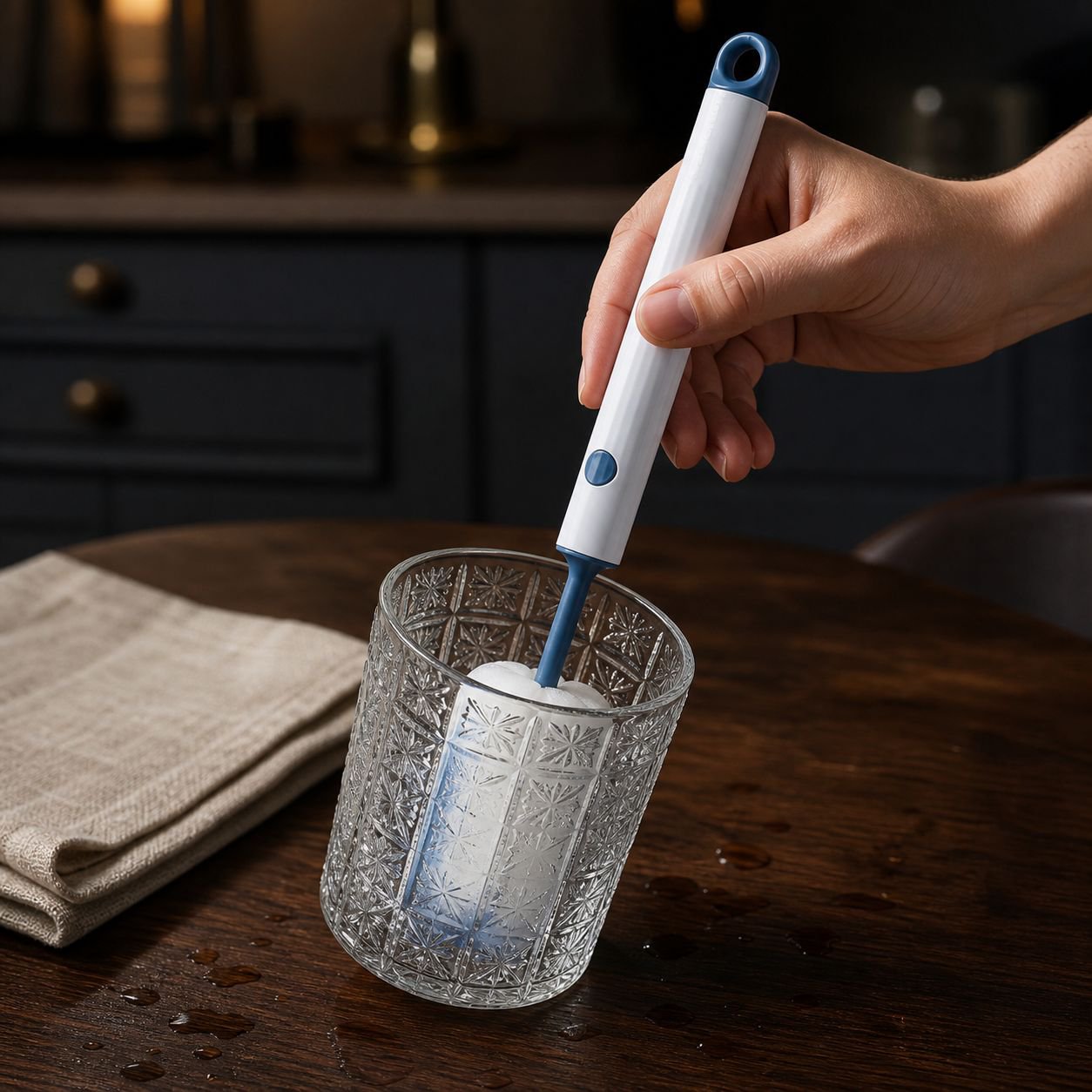 Eco-friendly reusable cup cleaning brush