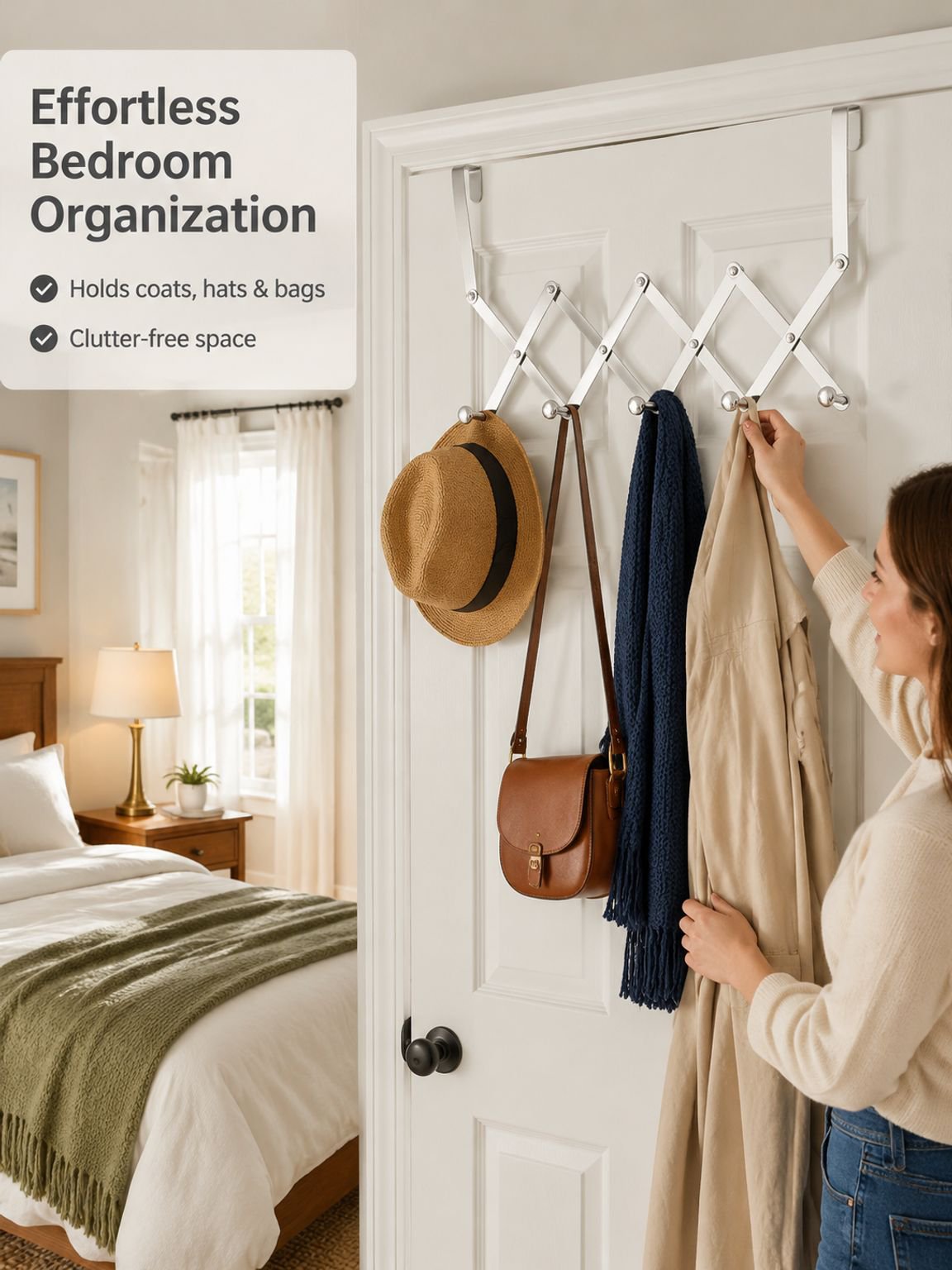 Stainless Steel Home Wall Shelves Hooks Storage