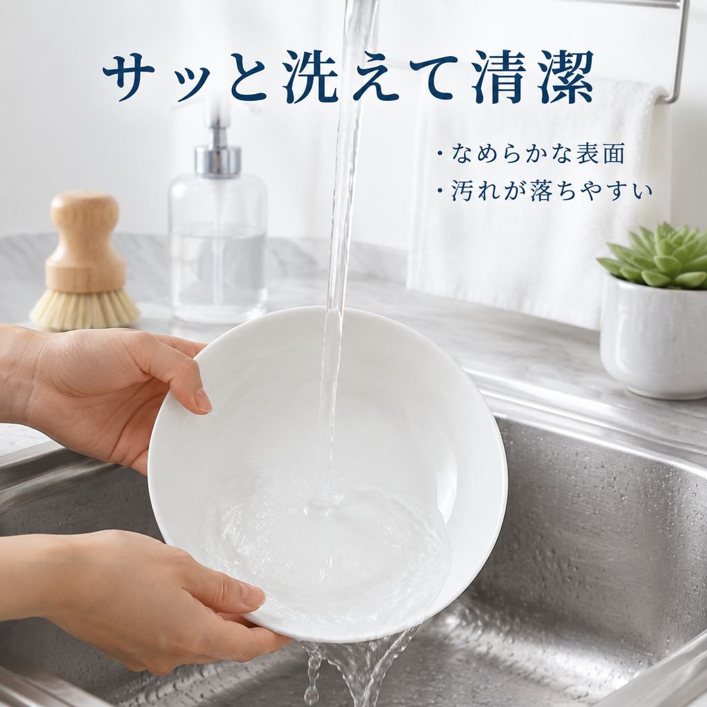 深めの丸型セラミックディナープレート
