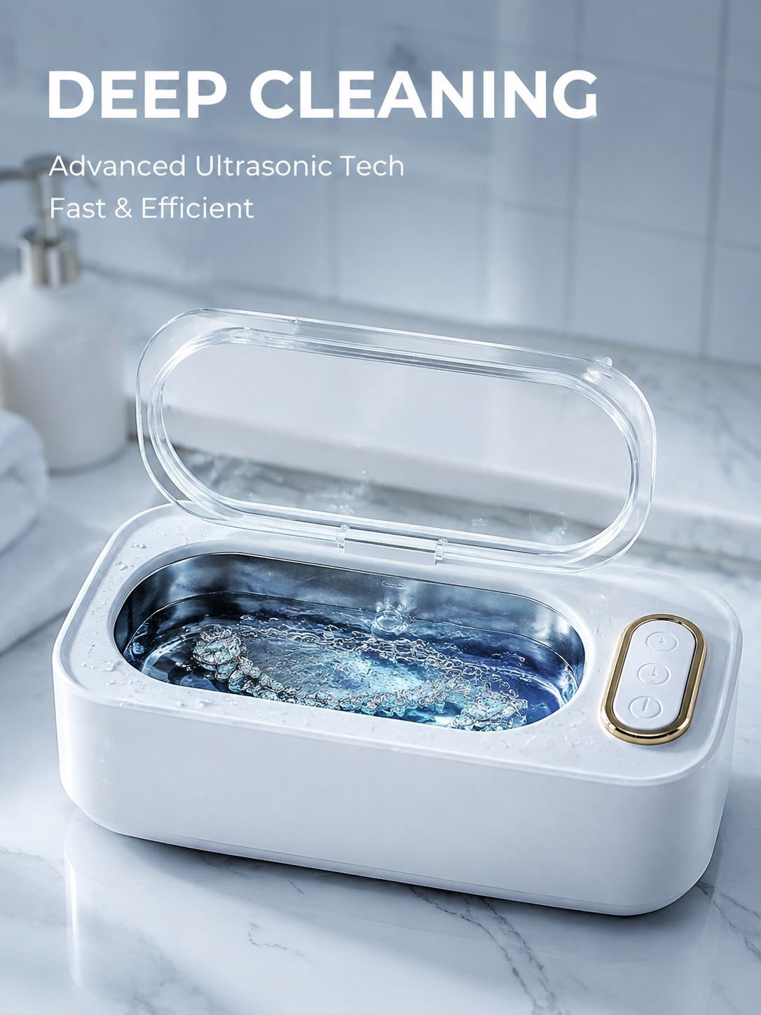 Ultrasonic Cleaner for Jewelry, Watches and Accessories