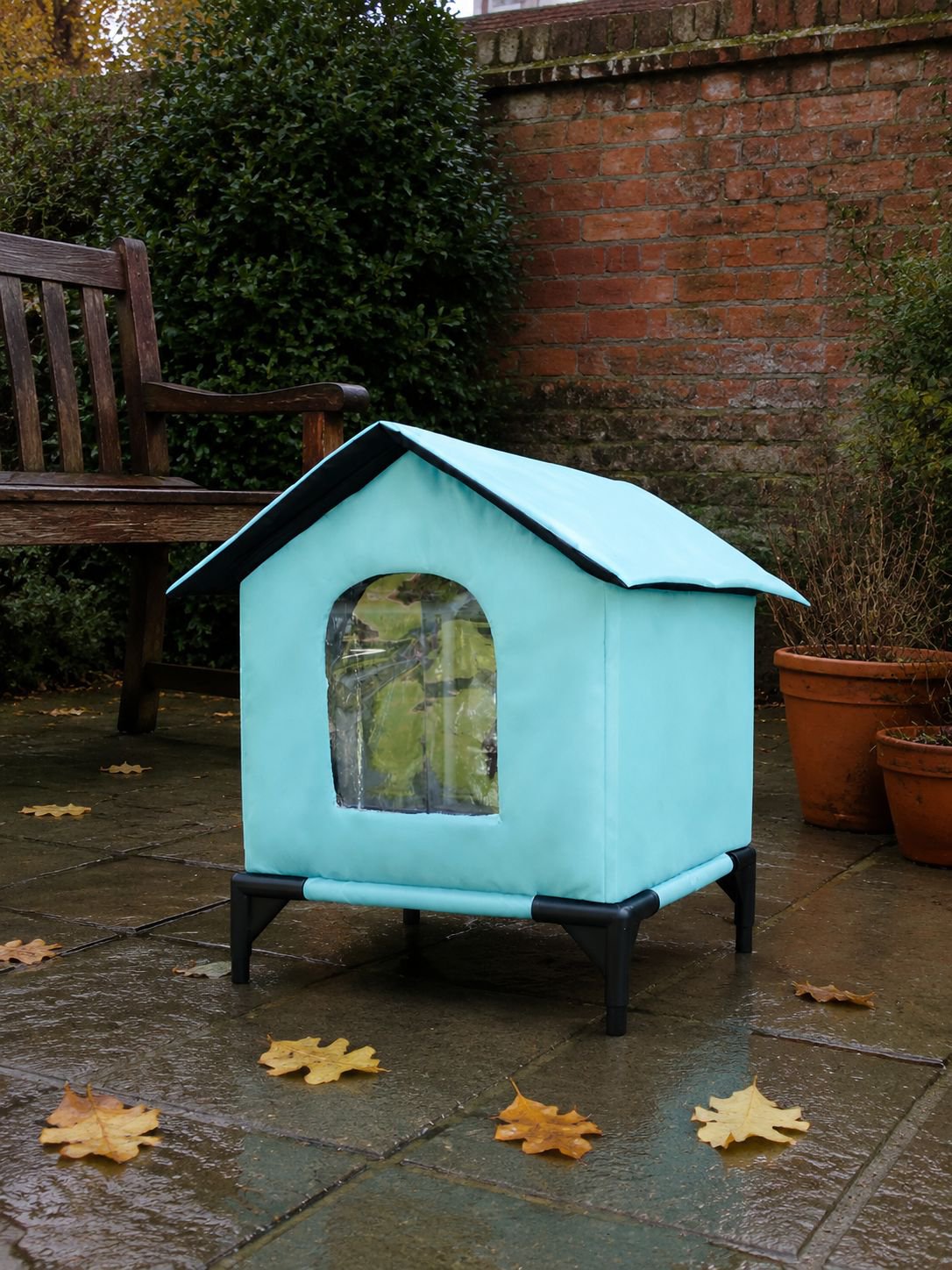 Waterdicht kattenhuis voor buiten