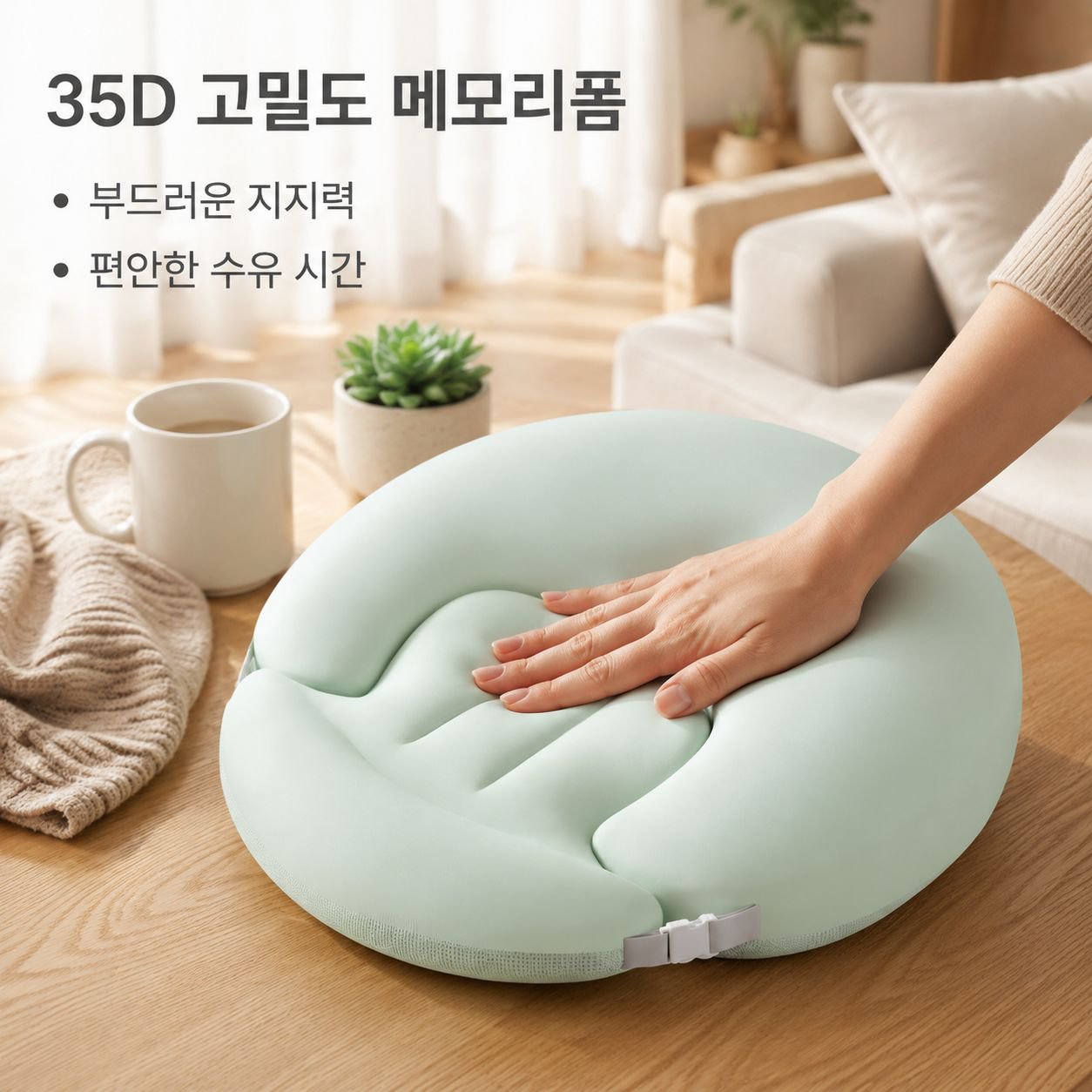 신생아 경사 구토 방지 수유 베개