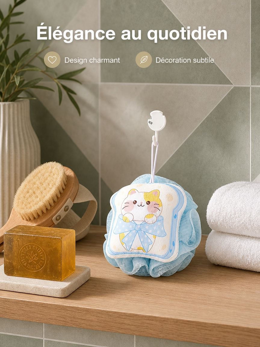 Soin du corps efficace avec la fleur de douche 2-en-1