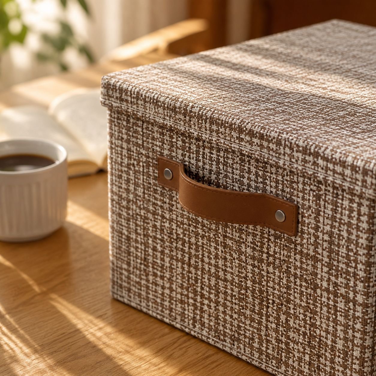 Large capacity storage box for seasonal clothing