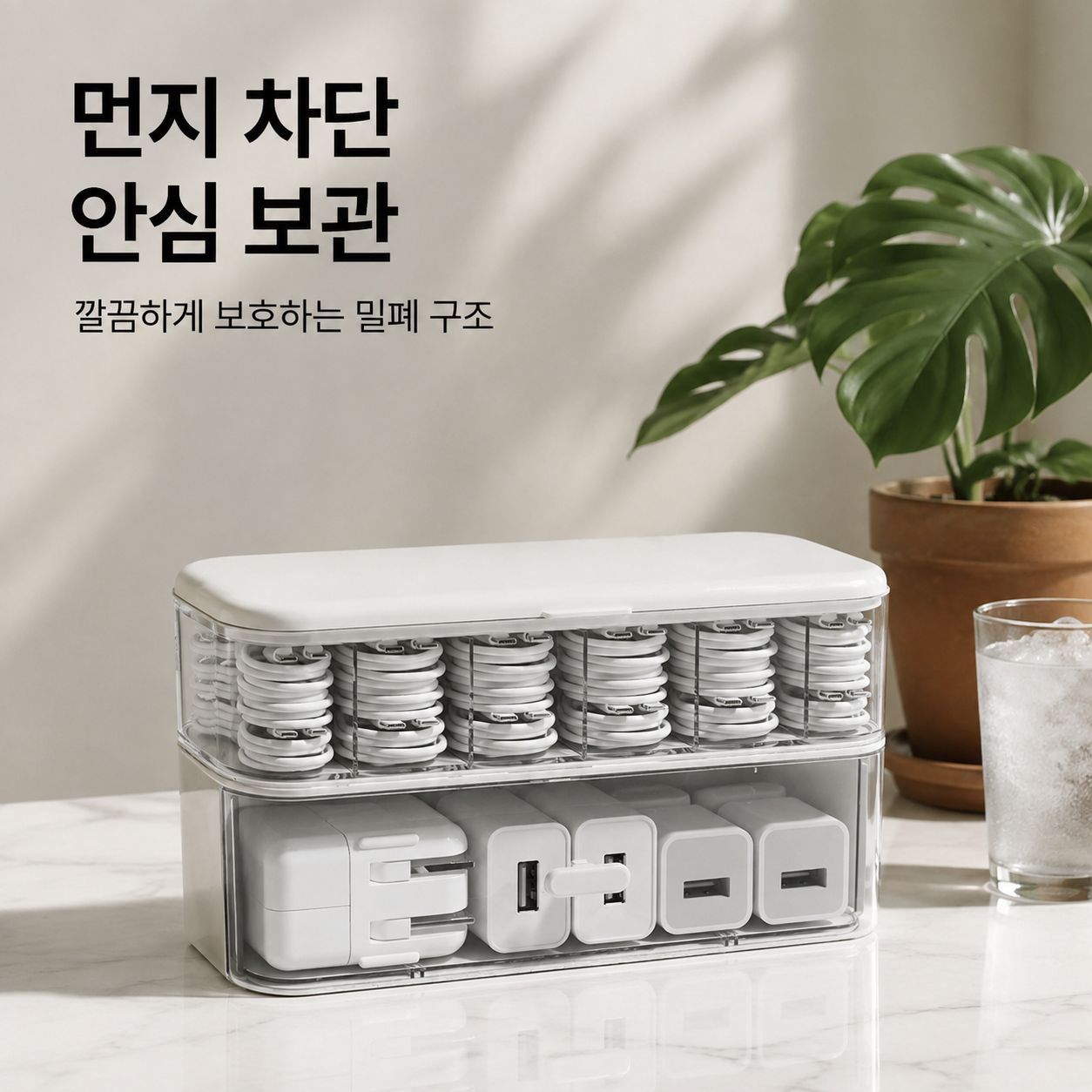 다기능 데스크탑 수납함