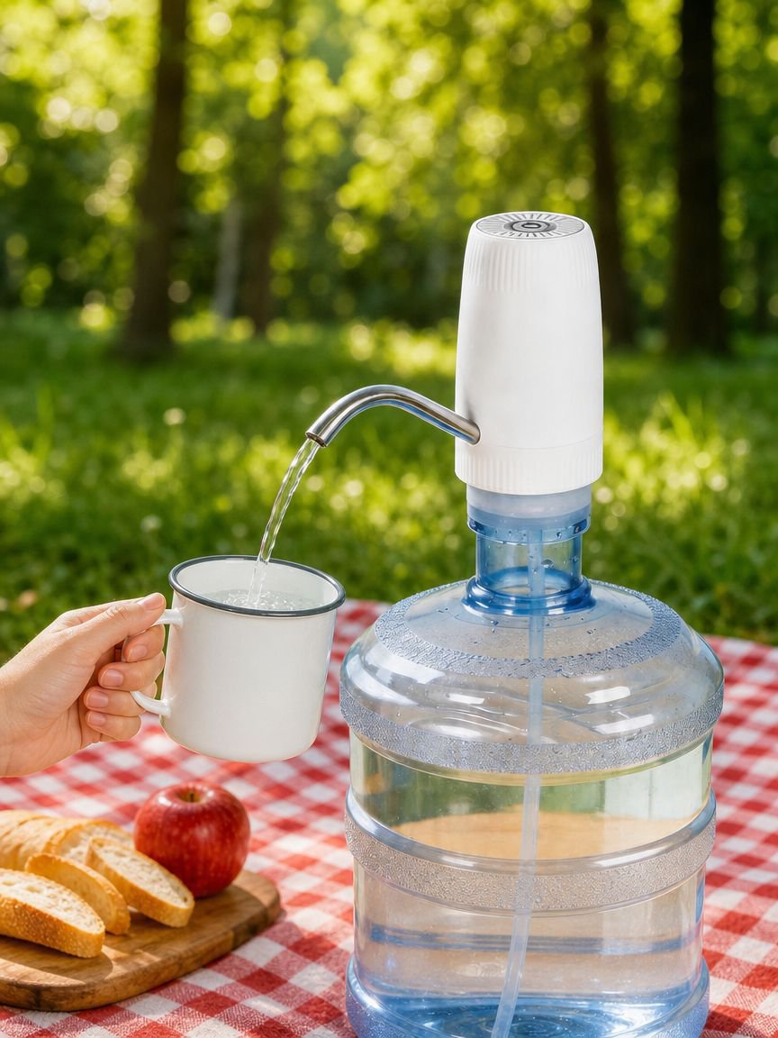 Moderne elektrische Wasserpumpe mit einfacher Handhabung