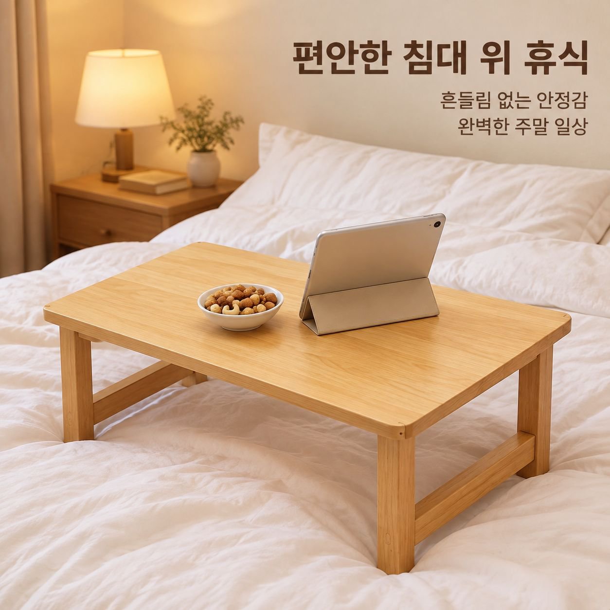 고무나무 원목 접이식 좌식 테이블 다다미 베란다 창가 침대 공부상 미니 티테이블