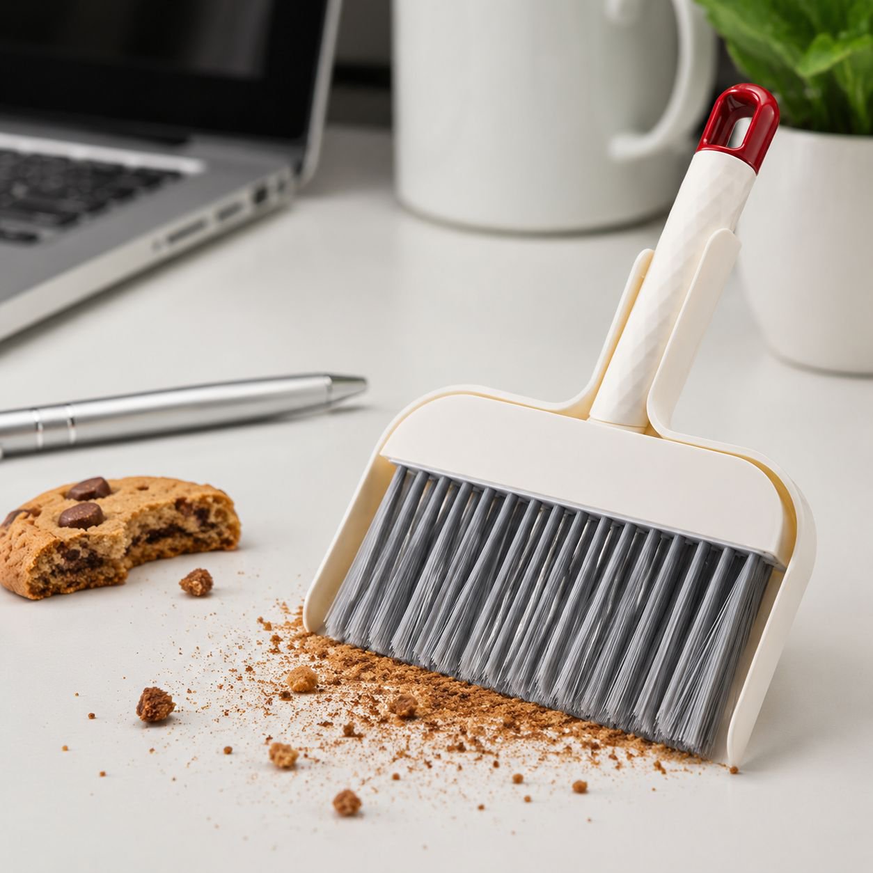 Portable cleaning brush for pet hair removal