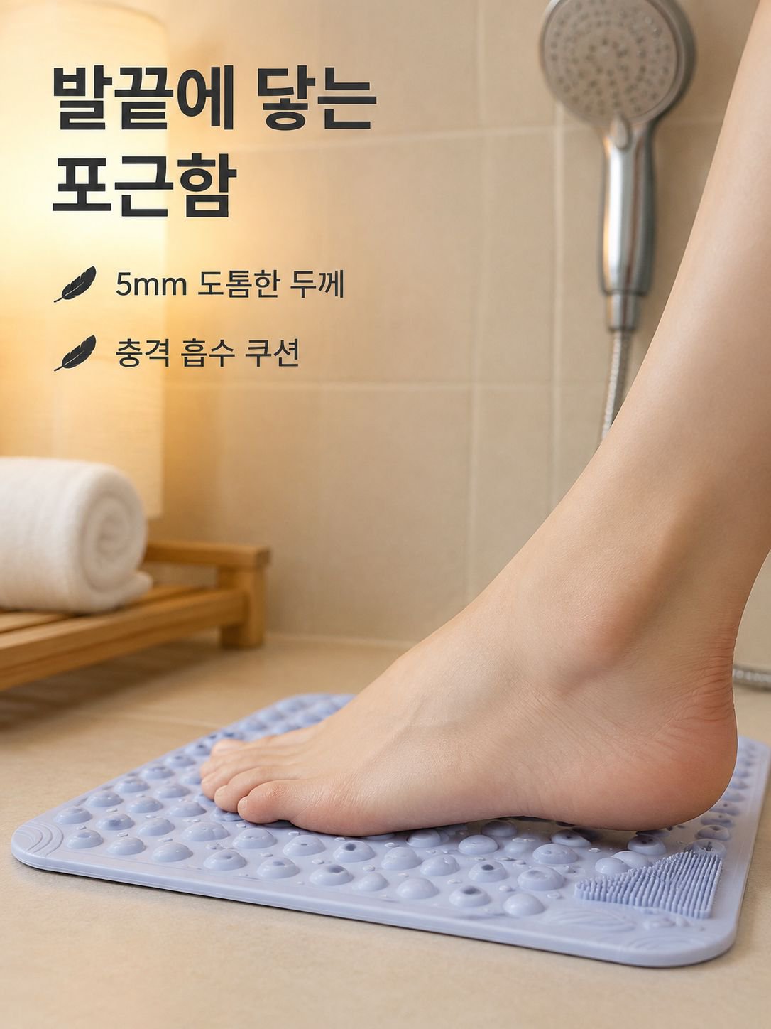 욕실 미끄럼 방지 매트 샤워 전용