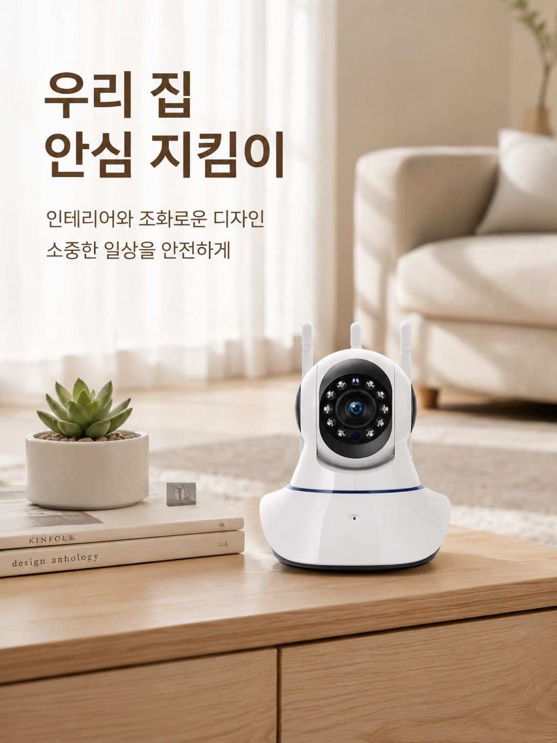 맨머리 강한 휴대폰 원격카메라 3일선 풀컬러 나이트비전 감시카메라