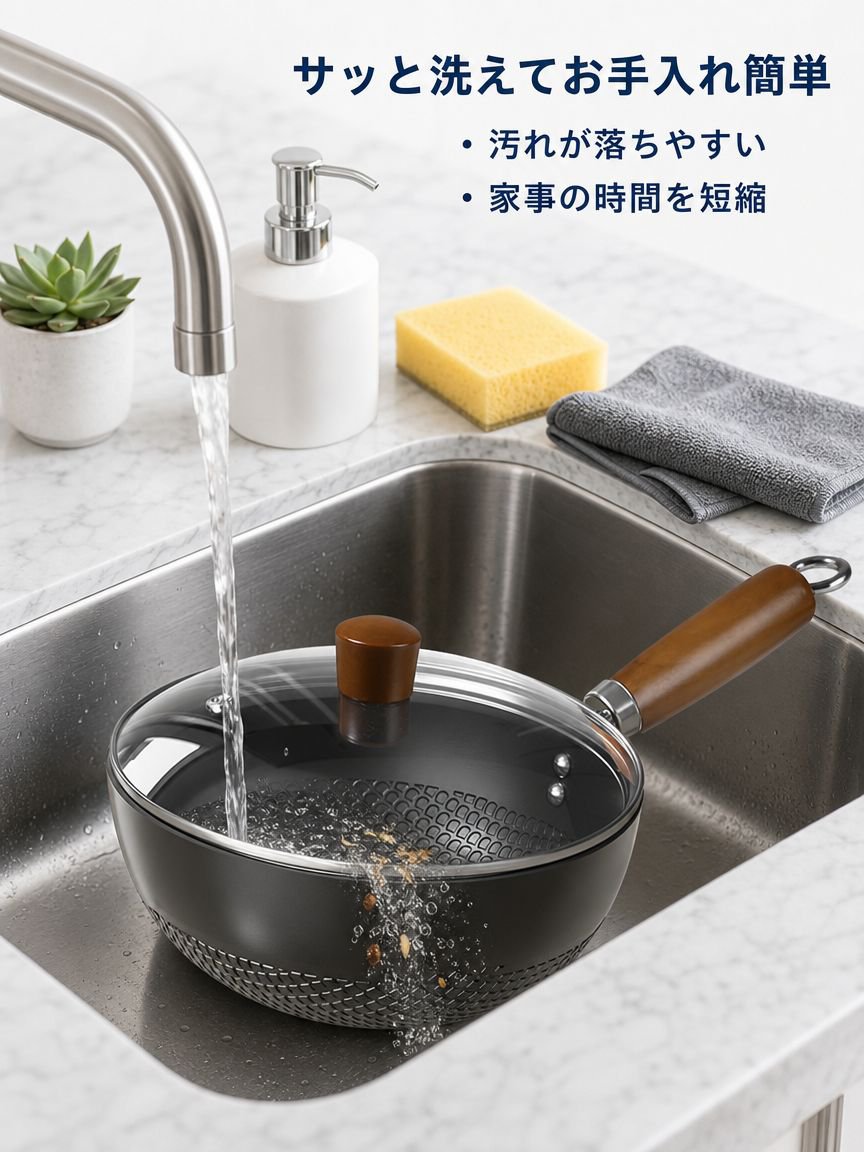 一人用コンパクトフライパン