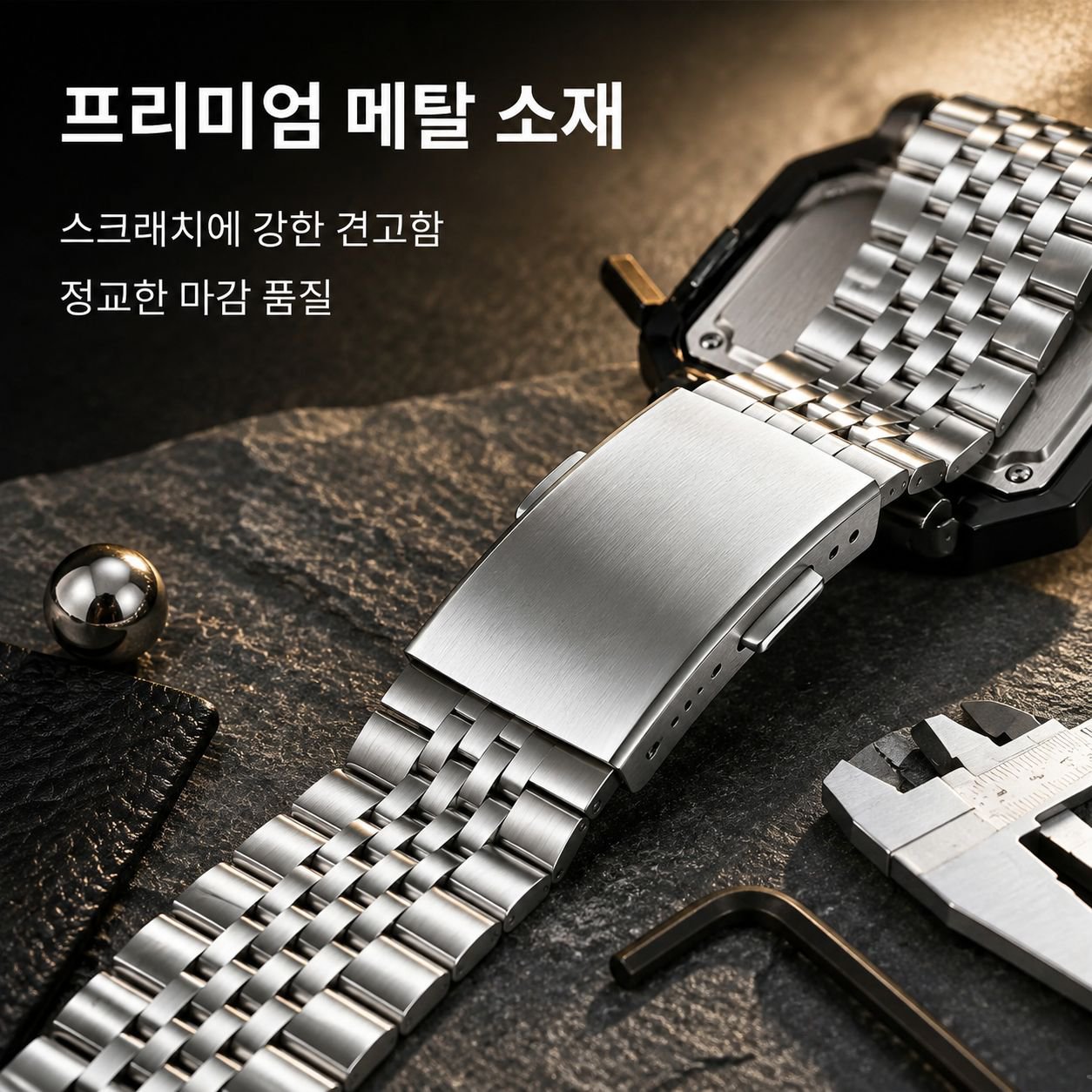 남성용 야광 다기능 크로노그래프 방수 전자 시계