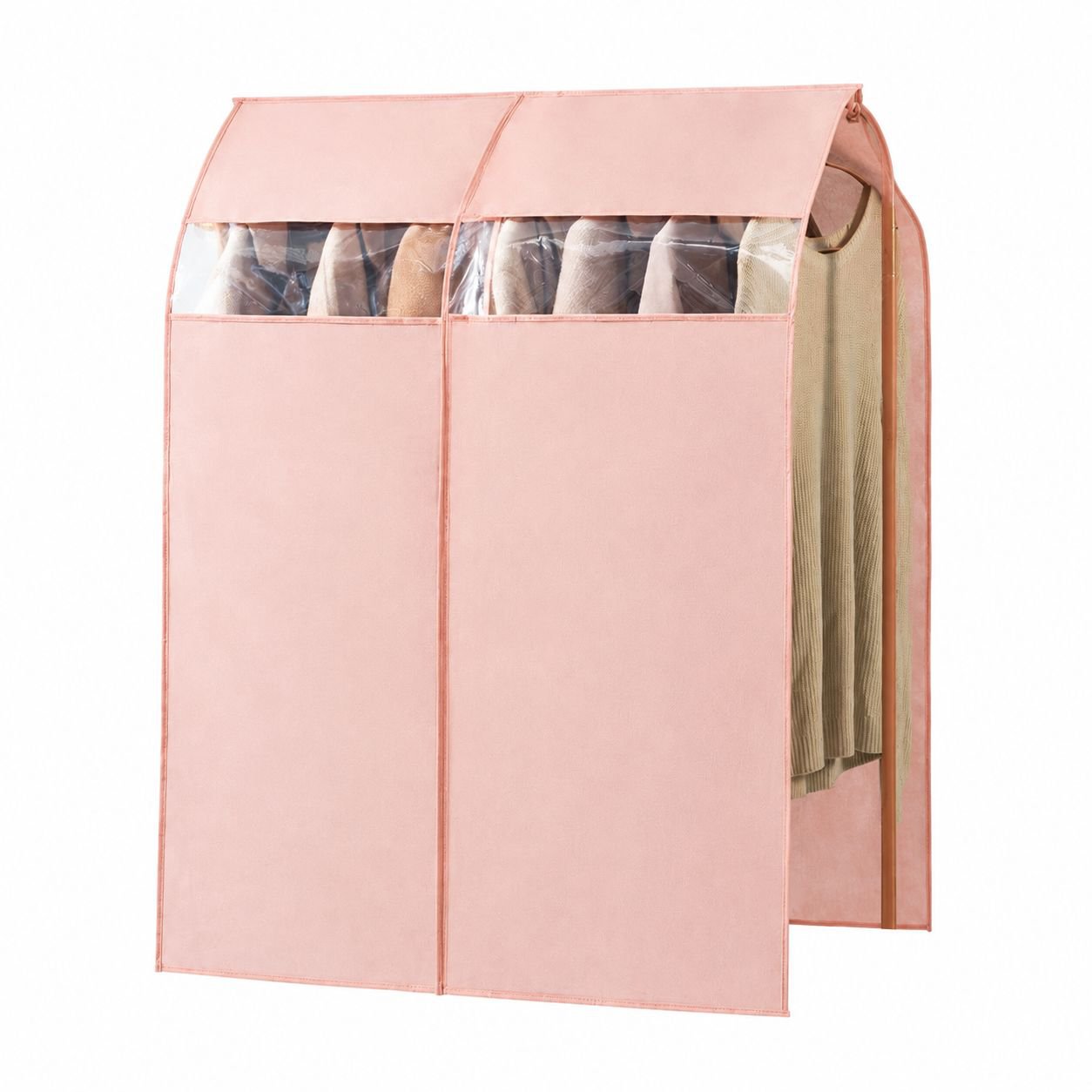 3D Garment Dust Cover Hanging Bag Thickened Universal Wardrobe Clothes Protector