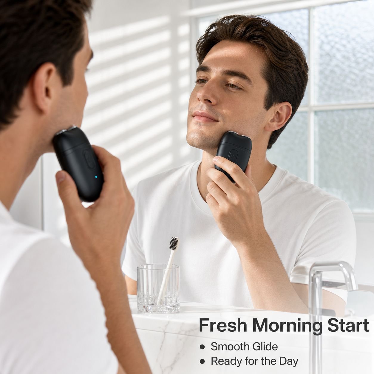 Travel Portable Type-C Dual-Head Electric Shaver
